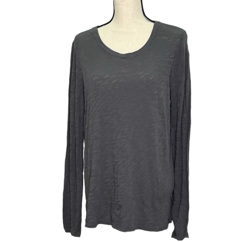 ATM Slub Jersey Long Sleeve Destroyed Wash Tee